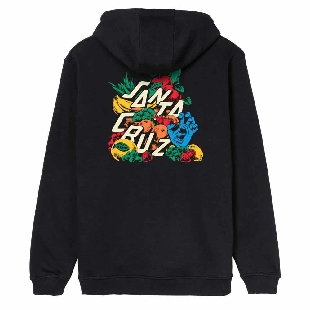 Santa Cruz Platter Hooded Sweatshirt Black