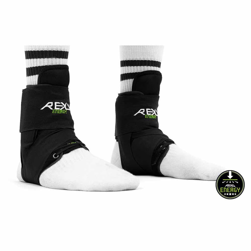 REKD Energy Covert Ankle Braces Black