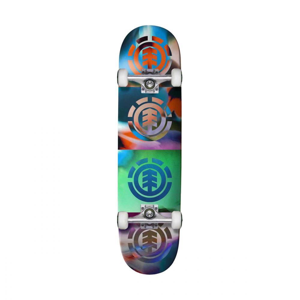 Element Complete Skateboard Quadrant Flowers Multi Colour 8