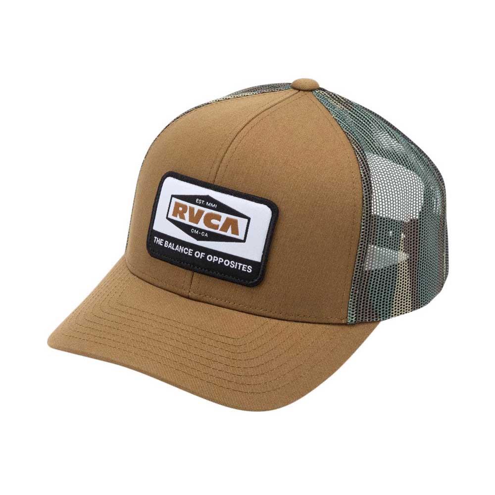 RVCA Mission 2 Trucker Cap Camel Brown