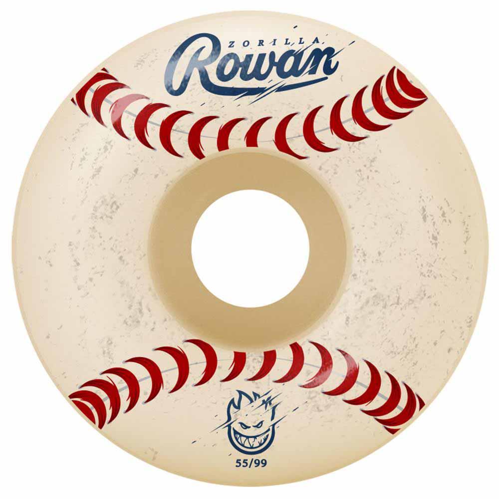 Spitfire Formula Four Skateboard Wheels 99 Rowan Spitball Radial FL White  55mm