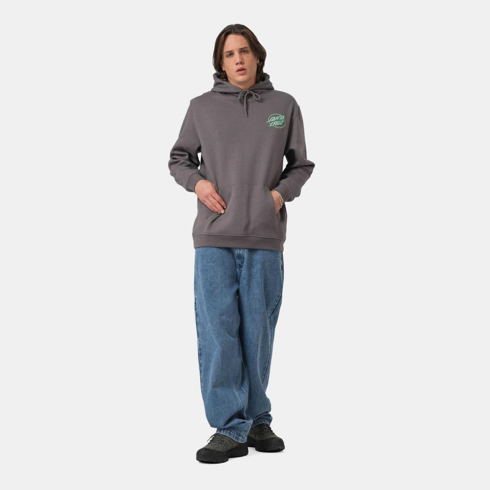 Santa Cruz Hooded Sweatshirt Wooten Cyber Flint XLarge