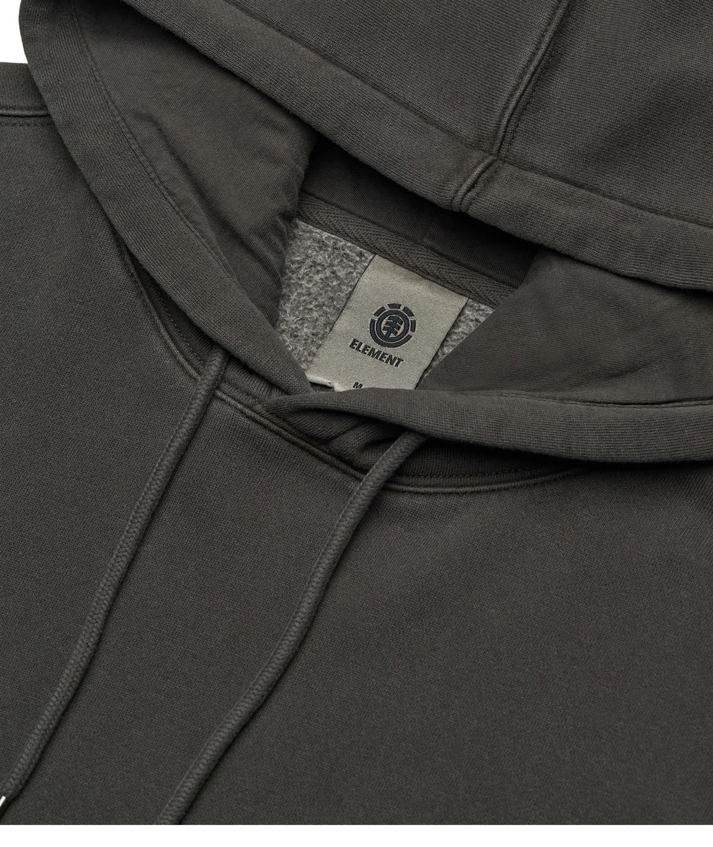 Element Lowcase Pigment Pullover Hooded Sweatshirt Off Black