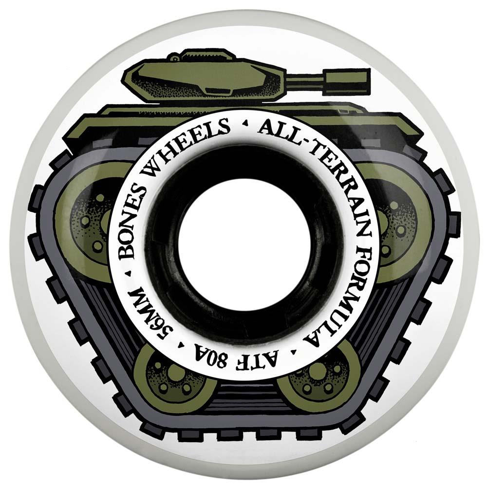 BONES ATF All Tank Skateboard Wheels 56mm 80A