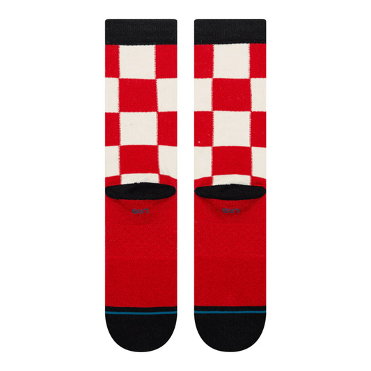 Stance Chaturanga Crew Socks Red Large Uk7-11