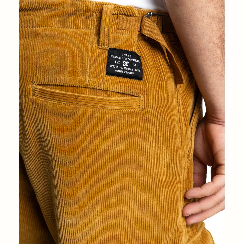 DC Shoe Co Pipeline Cargo Shorts Medal Bronze Orange