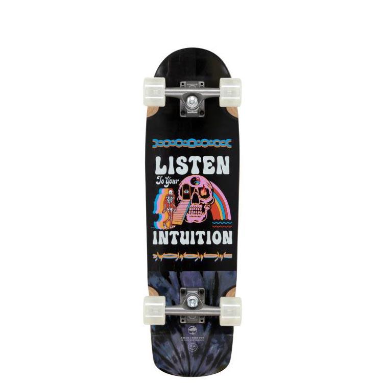 Arbor Cruiser Boss Dog Artist Pilsner Multi Complete Cruiser Skateboard 28.75 IN