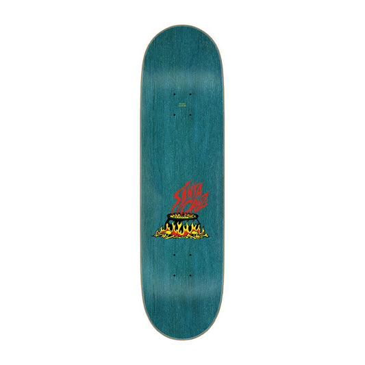 Santa Cruz Pro Skateboard Deck Salba Voodoo Frame Orange Blue 8.5"