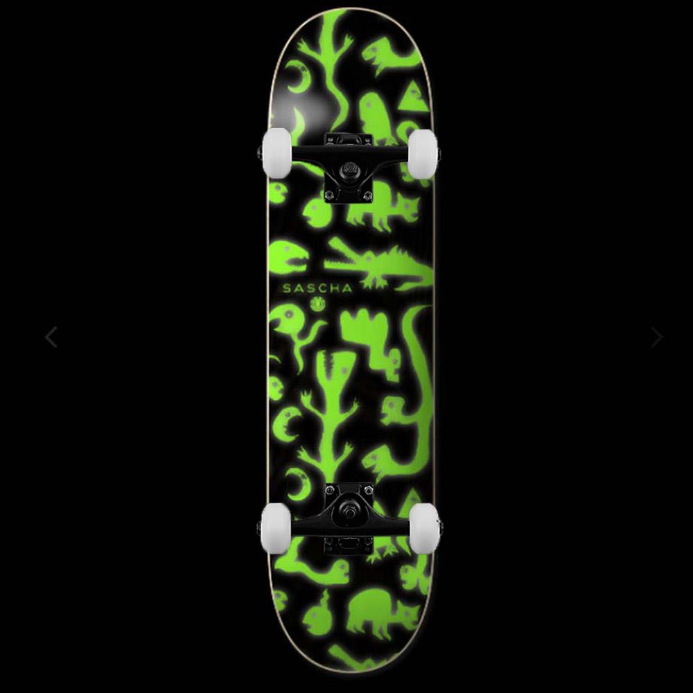Element Sascha Creatures Complete Skateboard Black 8.25"