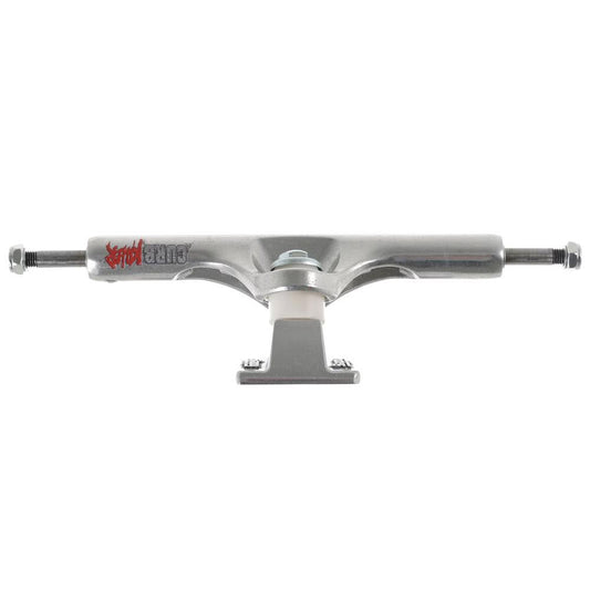 Slappy Skateboard Trucks ST1 Heroin Curb Killer Silver 10" Pair