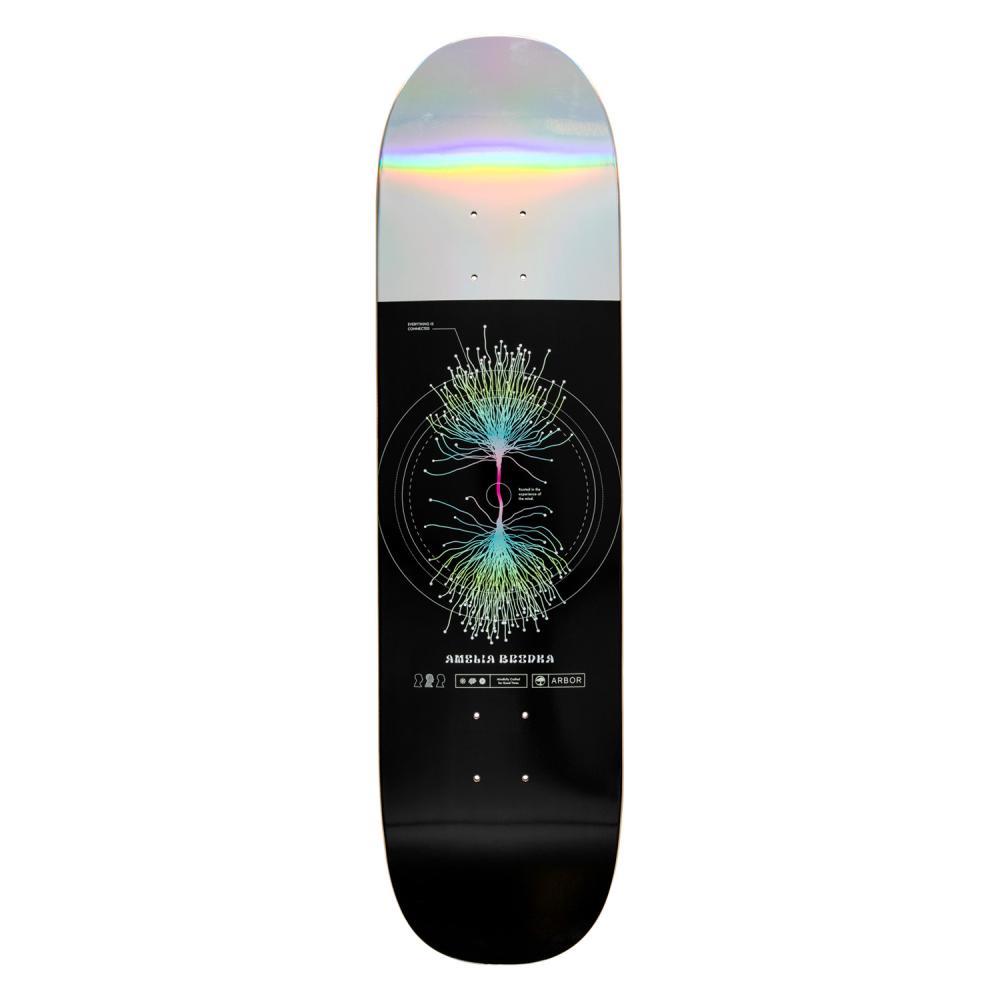 Arbor Deck Amelia Neuron Multi Skateboard Deck 8.25"