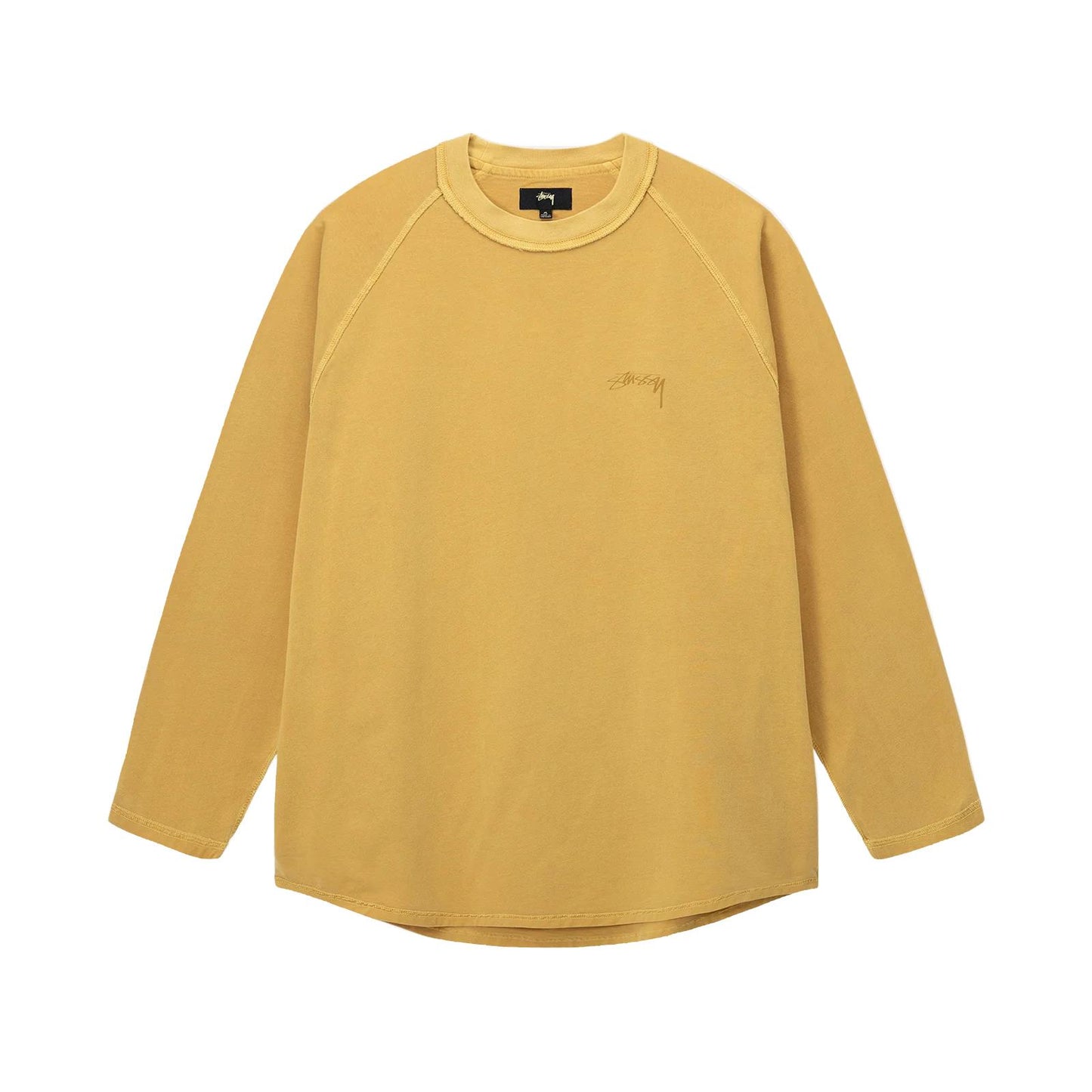 Stussy Inside Out Raglan Longsleeve Tee Mustard