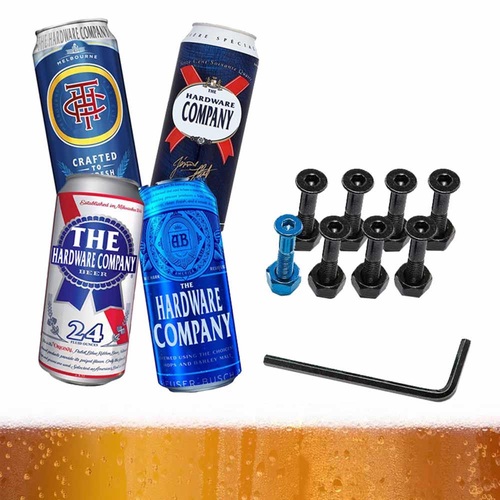 The Hardware Company THC Sessions Blue Sesh Skateboard Nuts & Bolts 1"