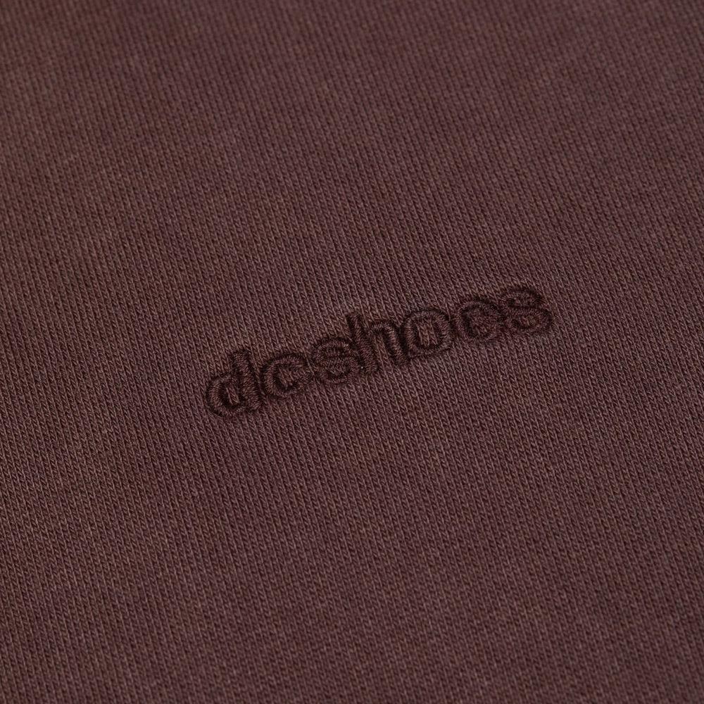 DC Shoe Co Lowcase Pullover Hooded Sweatshirt Coffee Bean Brown