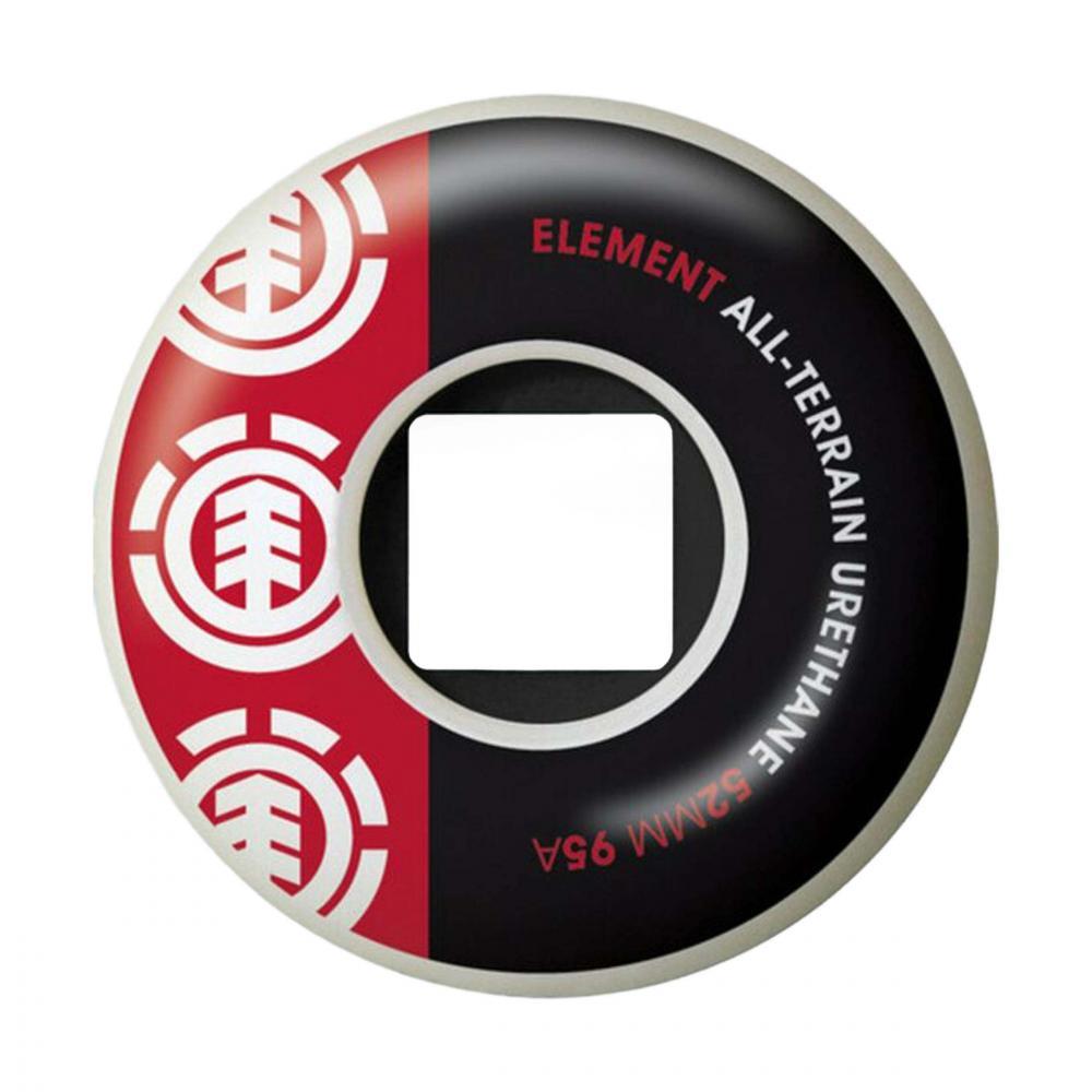 Element Skateboard Wheels Section White 52mm 99a