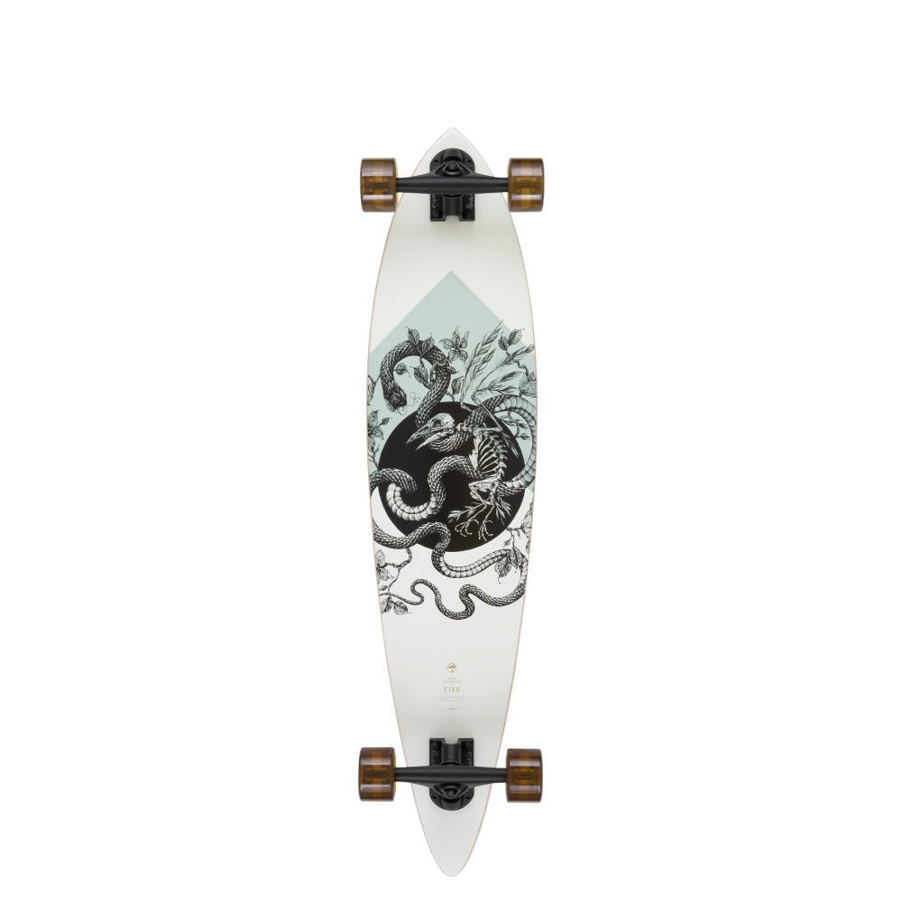 Arbor Performance Complete Cruiser Skateboard Bamboo Fish Multi 37"