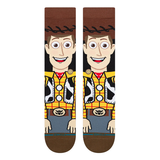 Stance X Toy Story Woody Crew Socks Brown Large Uk7-11