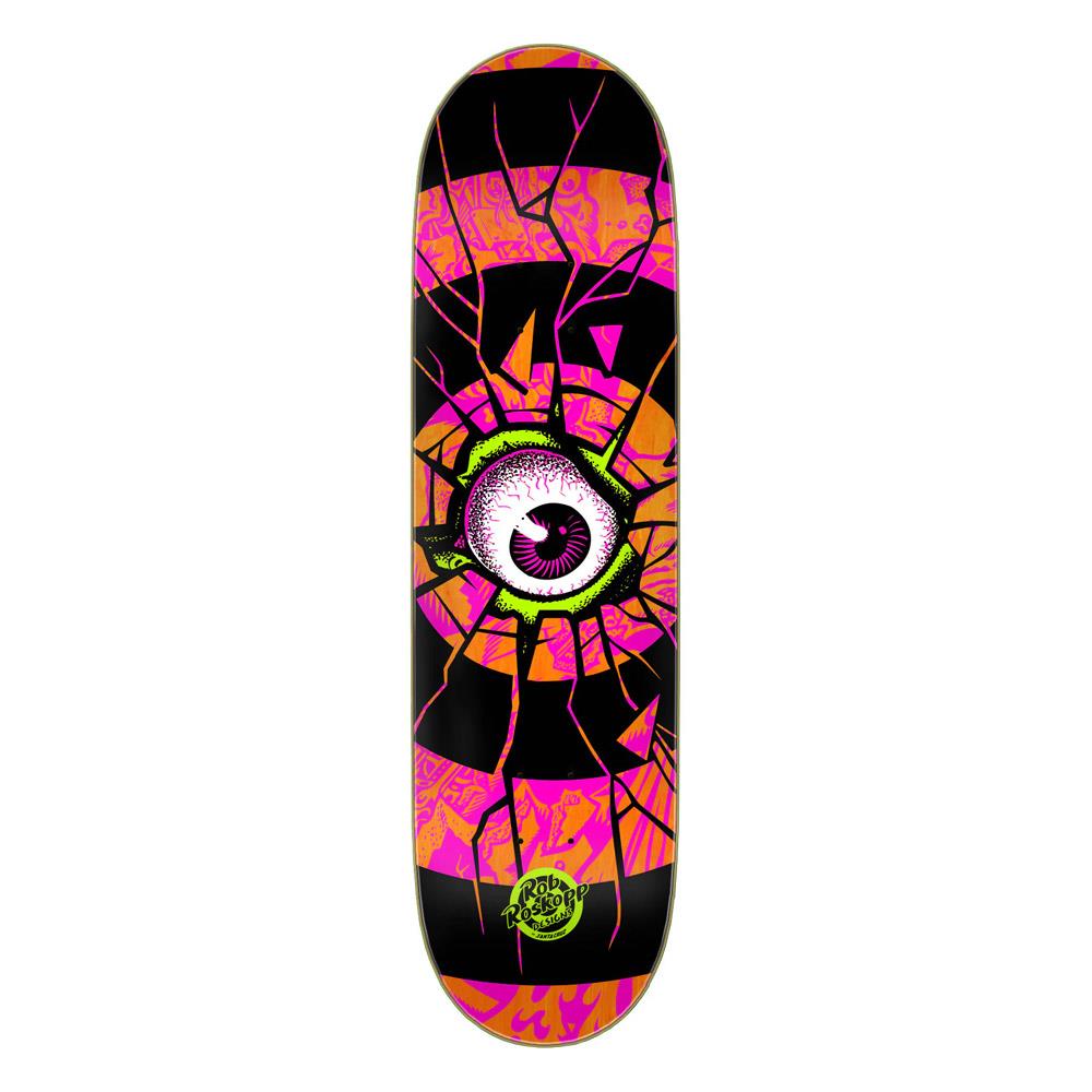Santa Cruz Roskopp Dissect Skateboard Deck Multi 8.5"