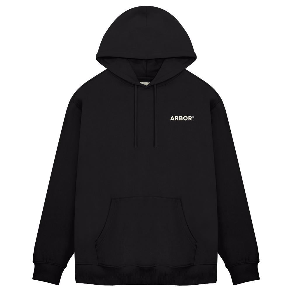 Arbor Skateboards Hood Foundry Hooded Sweatshirt Black