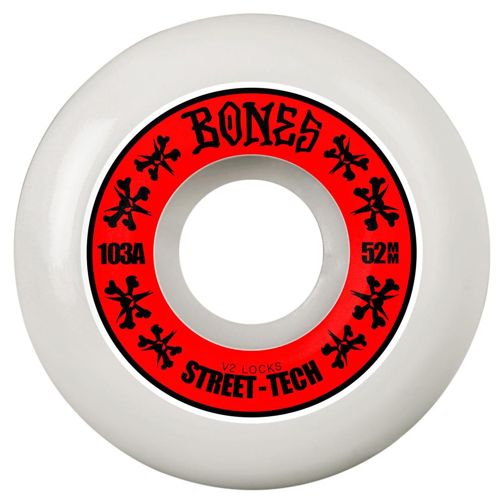 Bones Skateboard Wheels STF 52mm 103A V2 Lock SP26