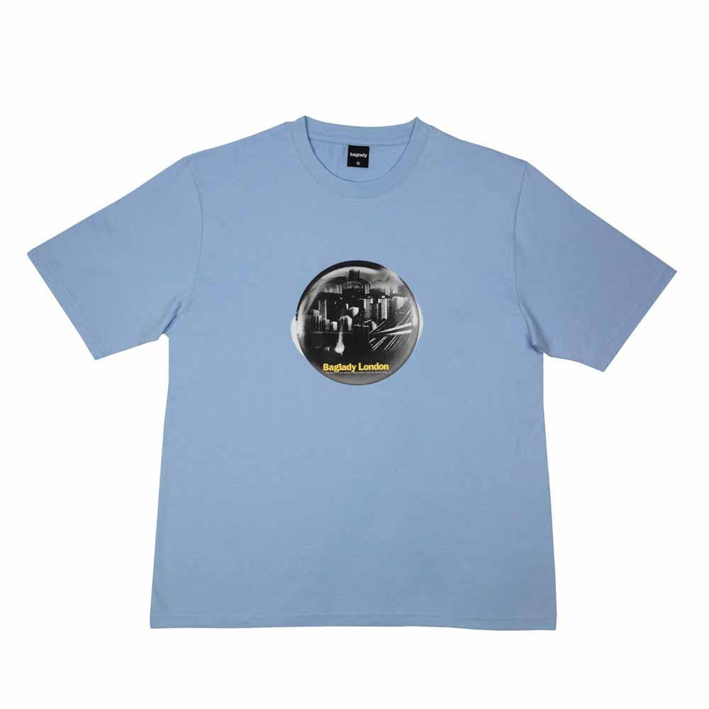 Baglady Supplies Survive London T-Shirt Ice Blue