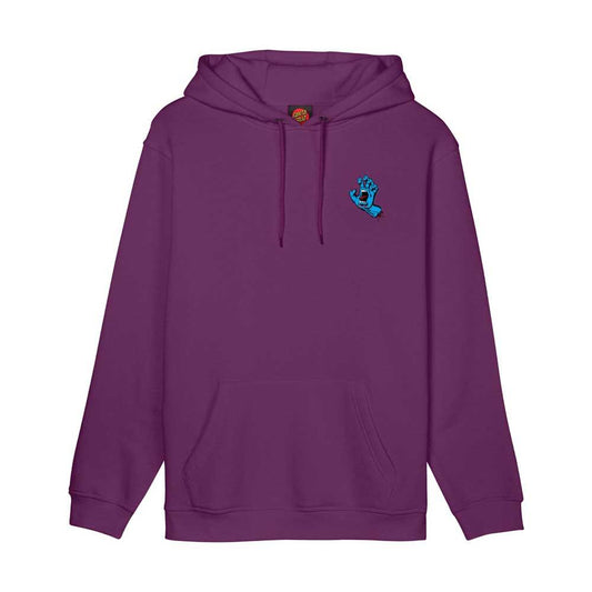 Santa Cruz Screaming Hand Chest Hooded Sweatshirt Fresh Purple