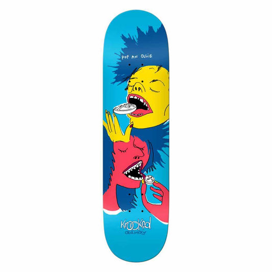 Krooked Skateboard Deck Cernicky Popped Multi 8.38"