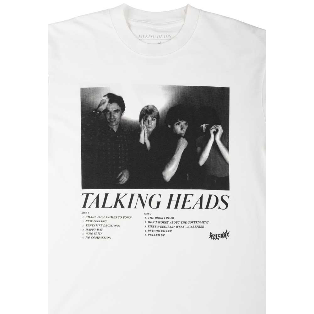 Welcome Skateboards X Talking Heads Track List T-Shirt White