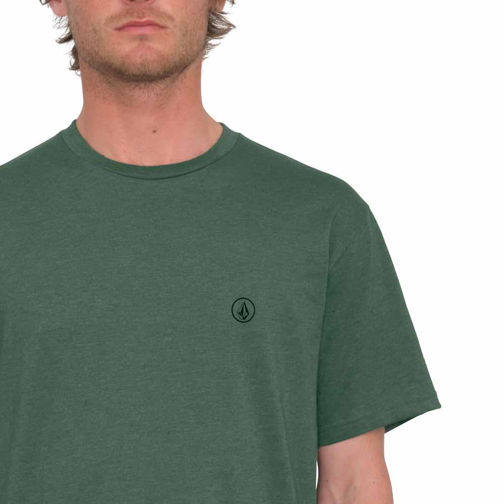 Volcom Circle Banks Heather T-Shirt Fir Green