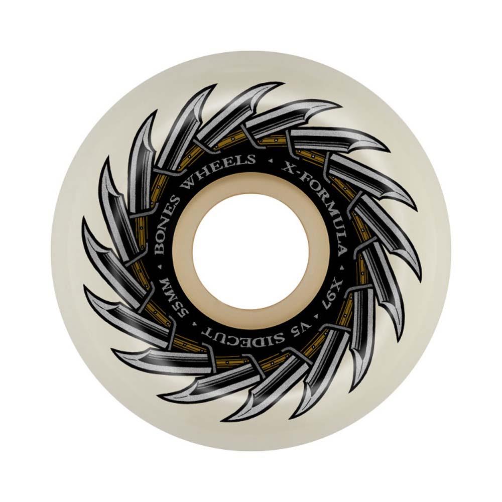 BONES X-Formula Knife Fight V5 Sidecut Skateboard Wheels 55mm 97A