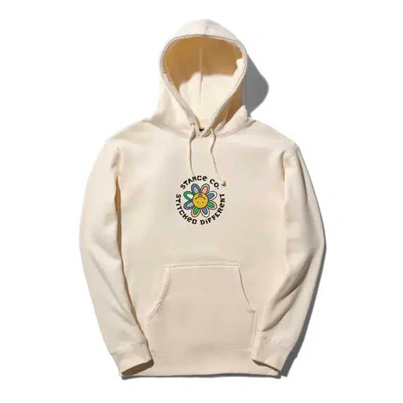 Stance Floral Punch Hooded Sweatshirt Bone