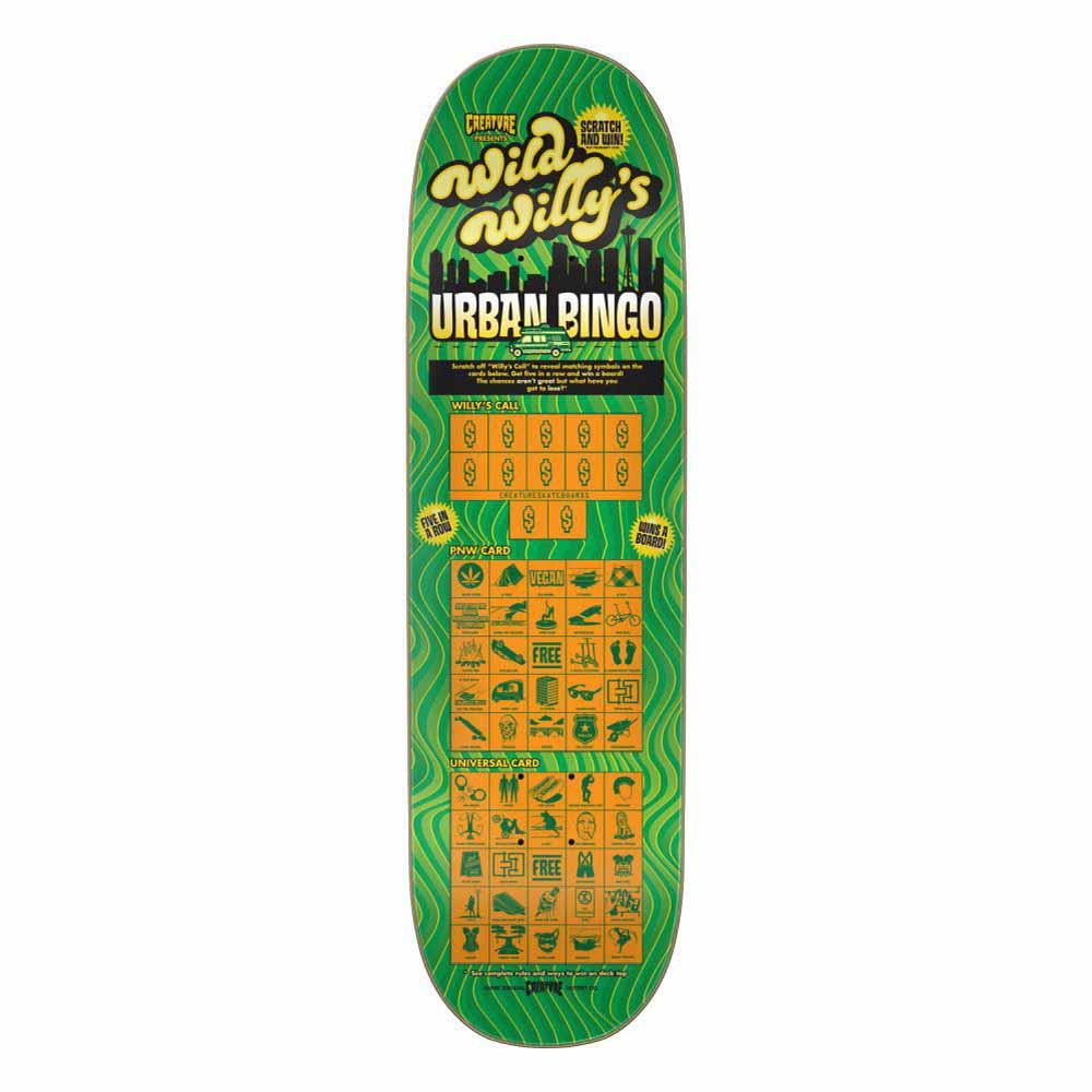 Creature Pro Skateboard Deck Kimbel Urban Bingo Multi 9"