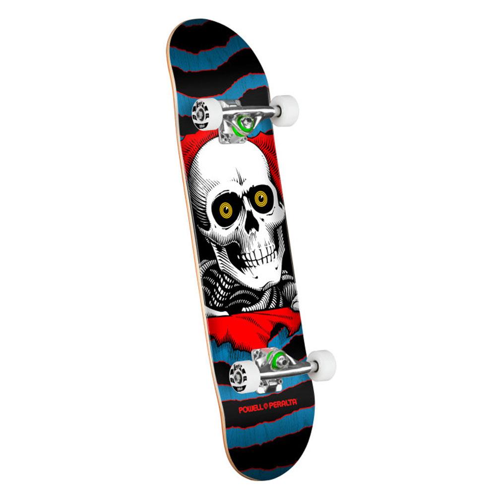 Powell Peralta Ripper Factory Complete Skateboard Blue Red 7.5"