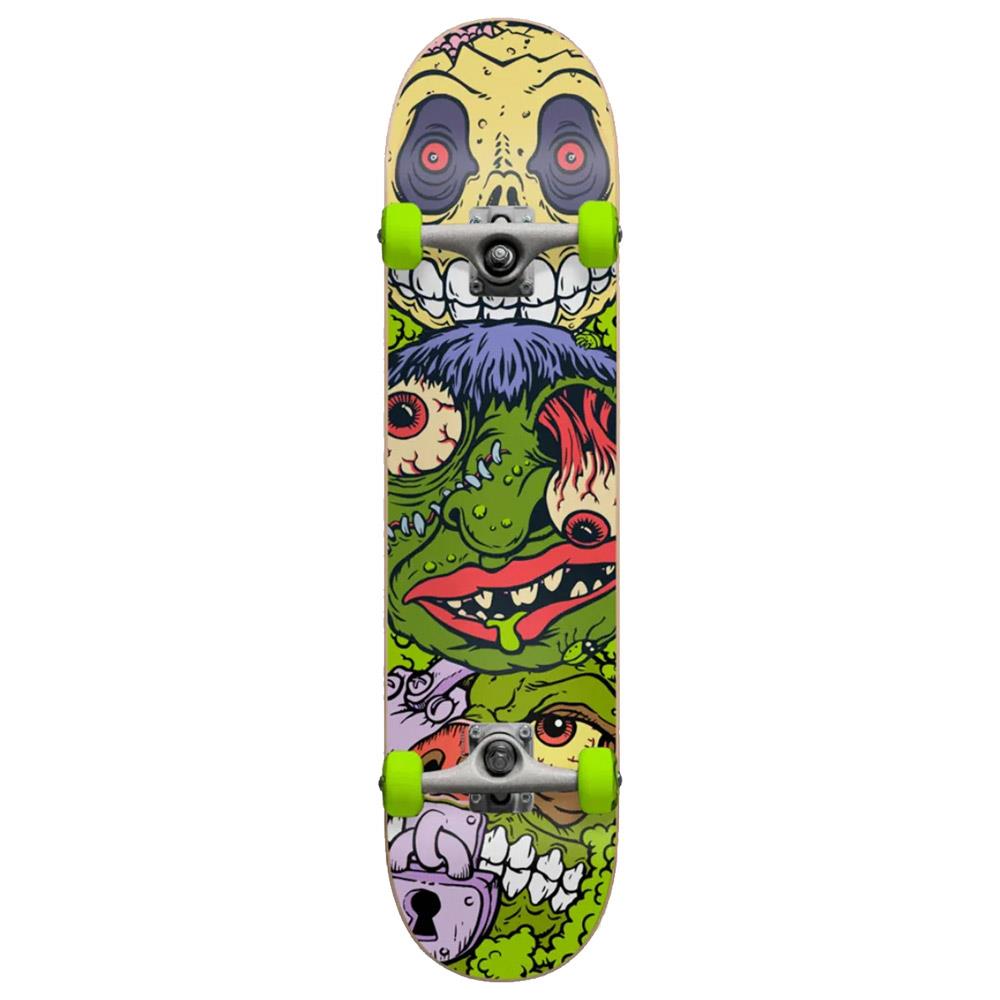 Darkstar Madballs Mindmelt Youth FP Factory Complete Skateboard Multi 7.375"