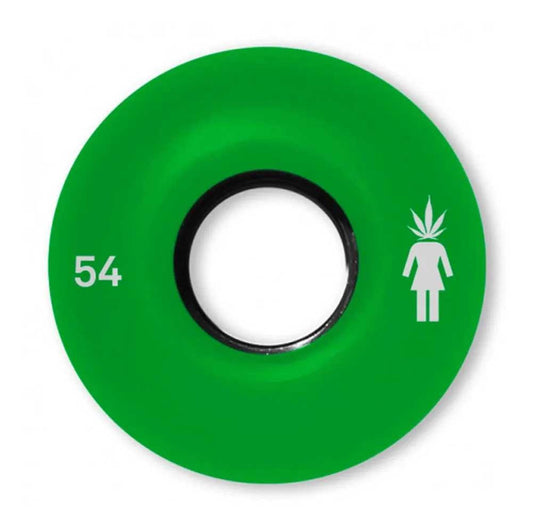 Girl Skateboards Trees Cruiser Wheels Green 54mm 85A 54mm