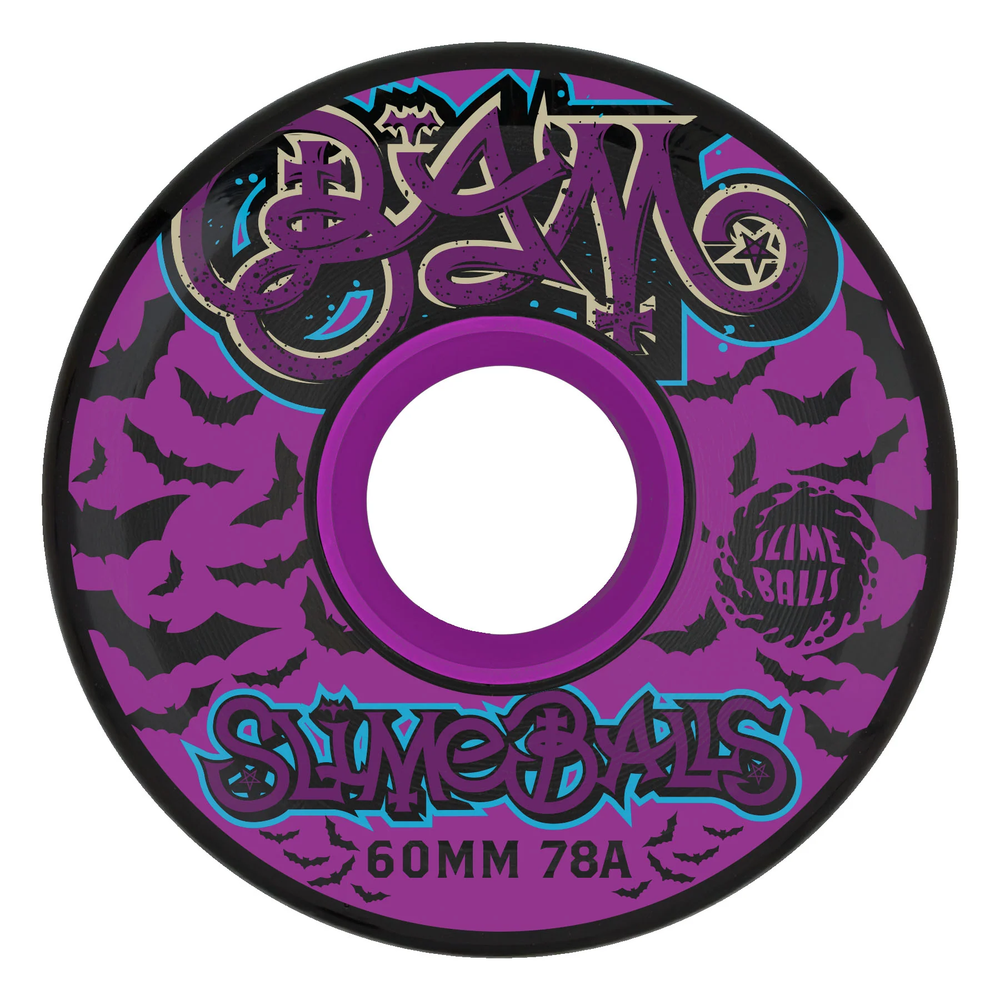 Grave of Slimes BLACK.Mサイズ Slime Balls Bam Margera Guest OG Slime Skateboard Wheels 78a Black