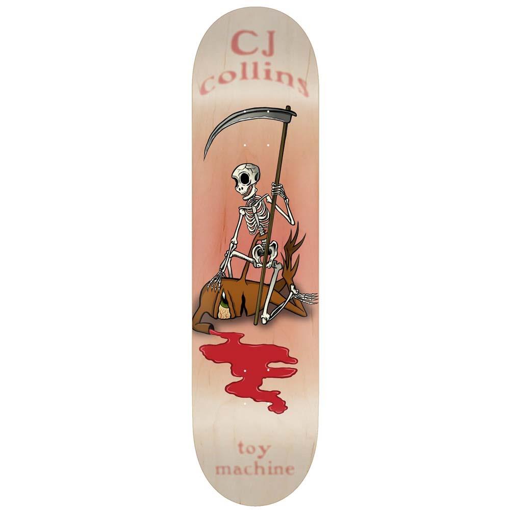 Toy Machine Collins Reaper Skeleton Skateboard Deck Multi 8.25"
