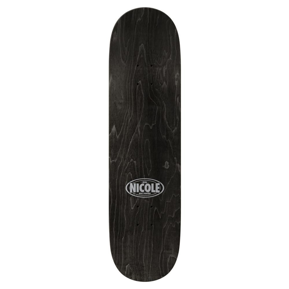 Real Skateboards Nicole Hause Viking Purple Skateboard Deck 8.38"