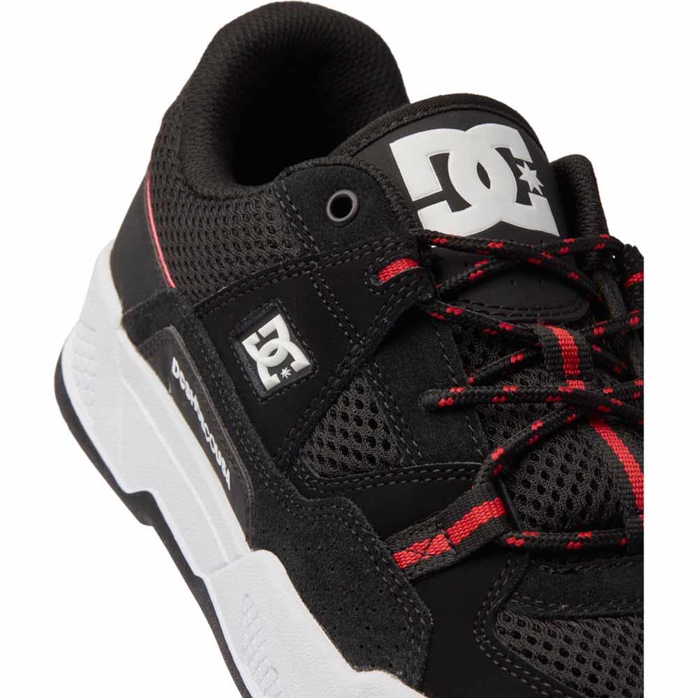 Dc Shoes Construct Black Hot Coral Skate Shoes