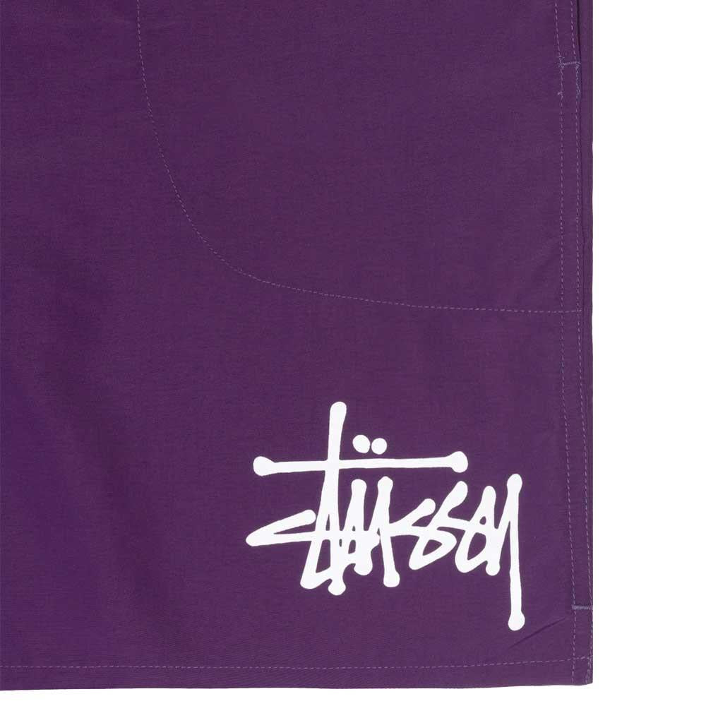 Stussy Big Logo Basic Water Shorts Plum