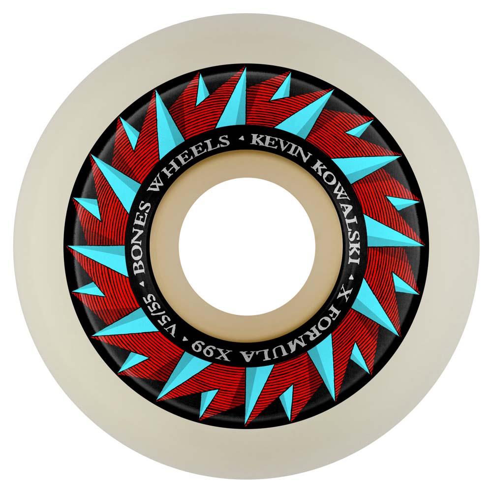 BONES X-Formula Kowalski 'Against the Grain' V5 Sidecut Skateboard Wheels 55mm 99A