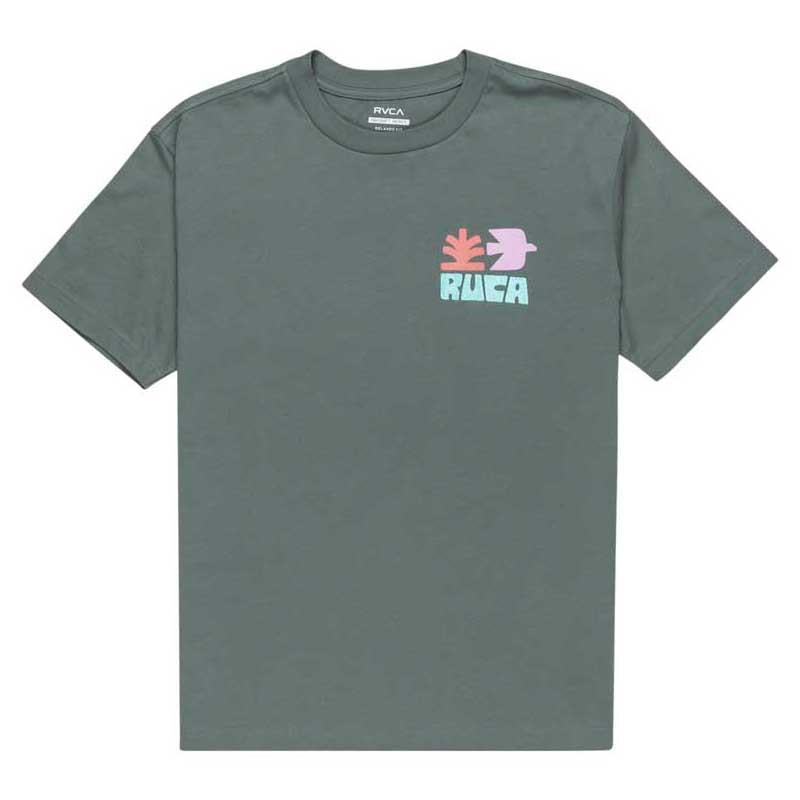 RVCA Mosaic Short Sleeve T-Shirt Balsam Green