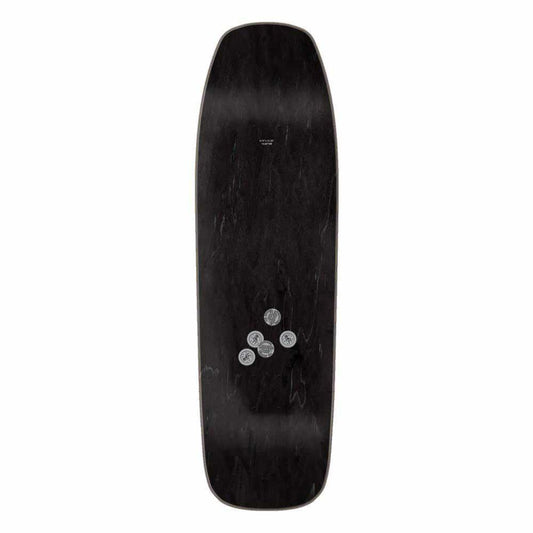 Santa Cruz Skateboard Deck Delfino Pinball Shaped Black/Multi 9.14"