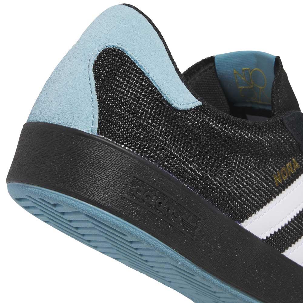Adidas Skateboarding Nora Core Black Feather White Blue Skate Shoes