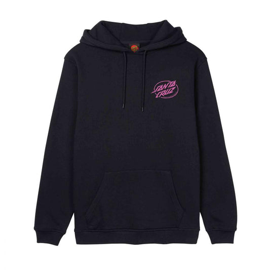 Santa Cruz Skateboards Hooded Sweatshirt Wooten Cyber Black