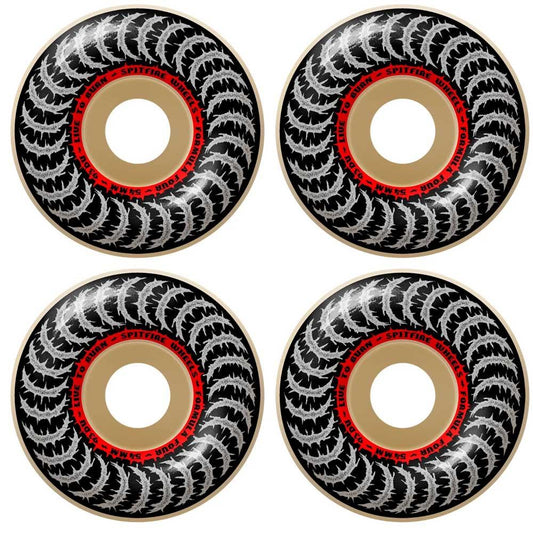 Spitfire Formula Four Skateboard Wheels Deathmask II Classic Natural 54mm 93a