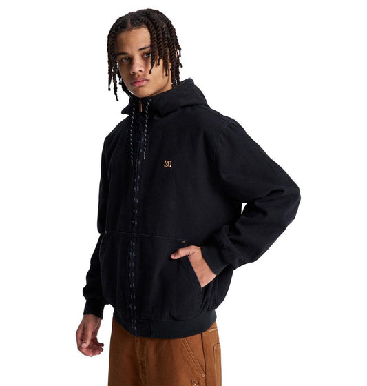 DC Shoe Co Garage Hooded Jacket Black