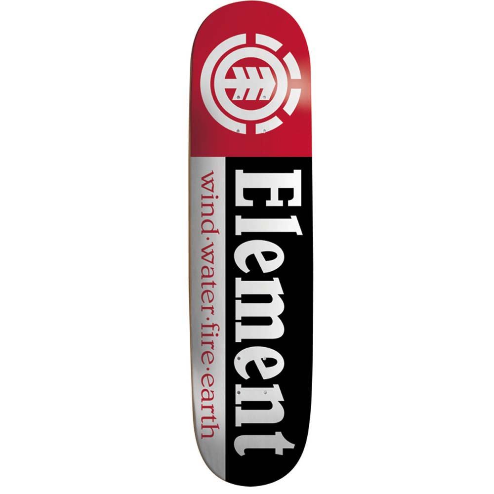 Element Skateboards team Section Skateboard Deck Black 7.75"