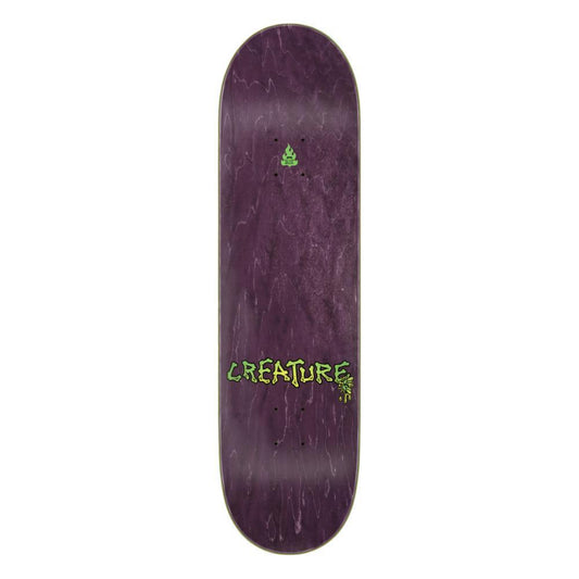 Creature Provost Skull Spider Pro Purple Green Skateboard Deck 8.47"