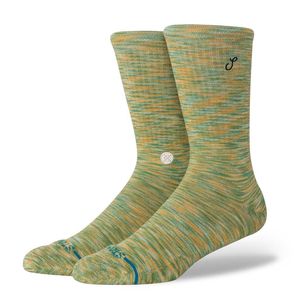 Stance Socks Interstellar Crew Green Large